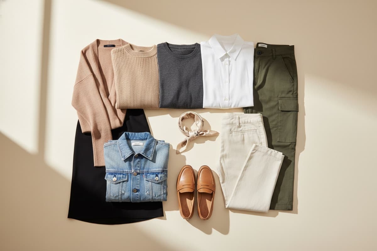 Capsule Wardrobe: 10 Teile, unendlich viele Outfits