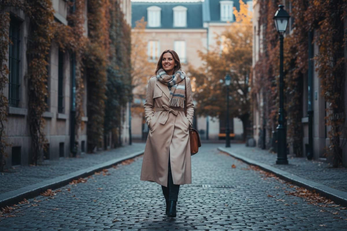 So stylst du den Trenchcoat durch den Winter